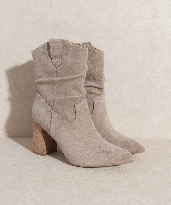 Oasis Society Mavis Western Mid-Calf Bootie| Bella Lucca Boutique