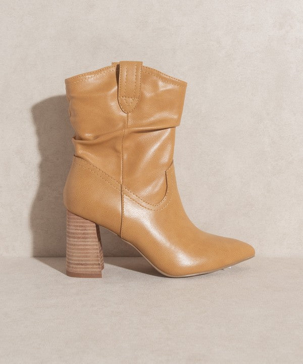 Oasis Society Mavis Western Mid-Calf Bootie| Bella Lucca Boutique