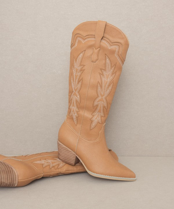 Oasis Society Ainsley Embroidered Cowboy Boot | Bella Lucca Boutique