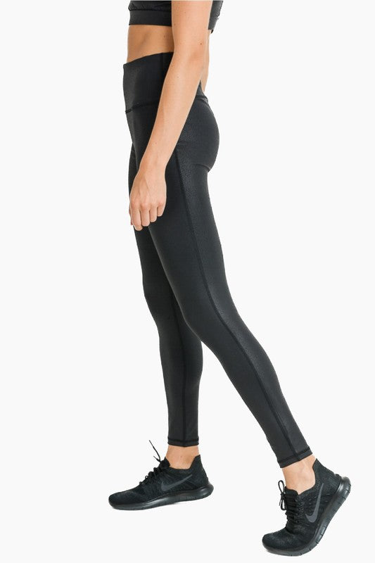Foil High Waist Leggings | Mono B