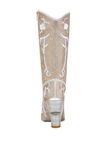 Shimmer Rhinestone Embellished Boots