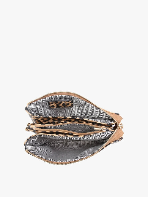 Jen & Co Grey Leopard Print Handbag | Bella Lucca Boutique