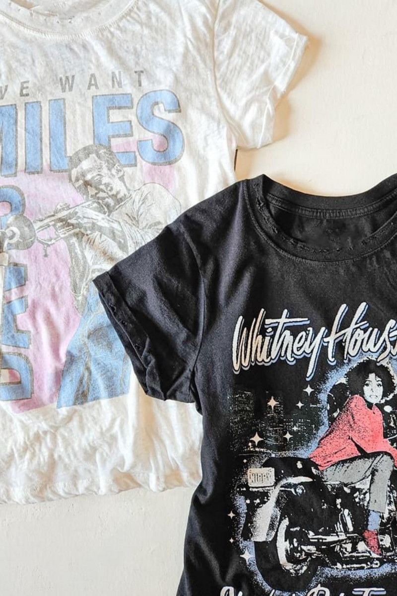 Whitney Houston Graphic Tee | Bella Lucca Boutique
