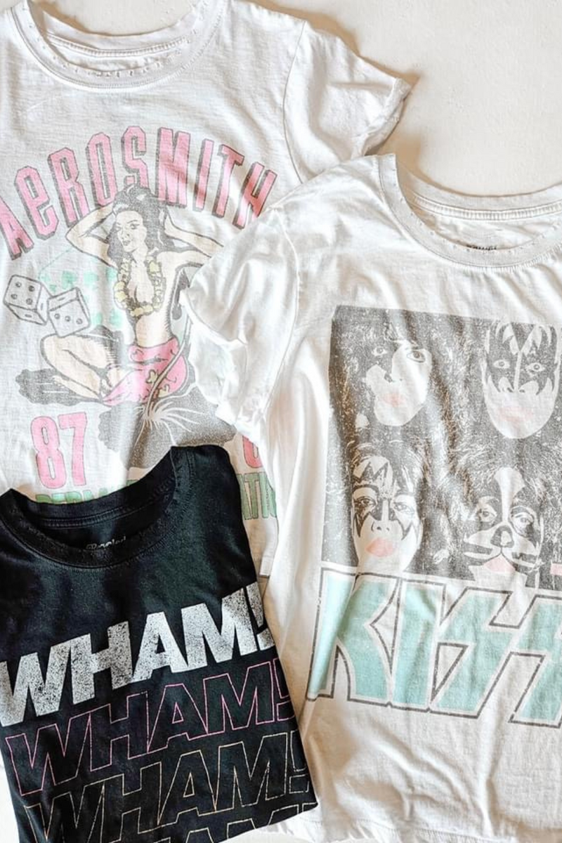 Kiss Bad Company Graphic Tee | Bella Lucca Boutique