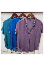 Satin Blouse | Bella Lucca Boutique