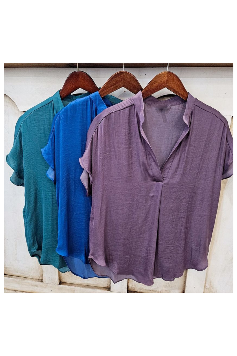 Satin Blouse | Bella Lucca Boutique