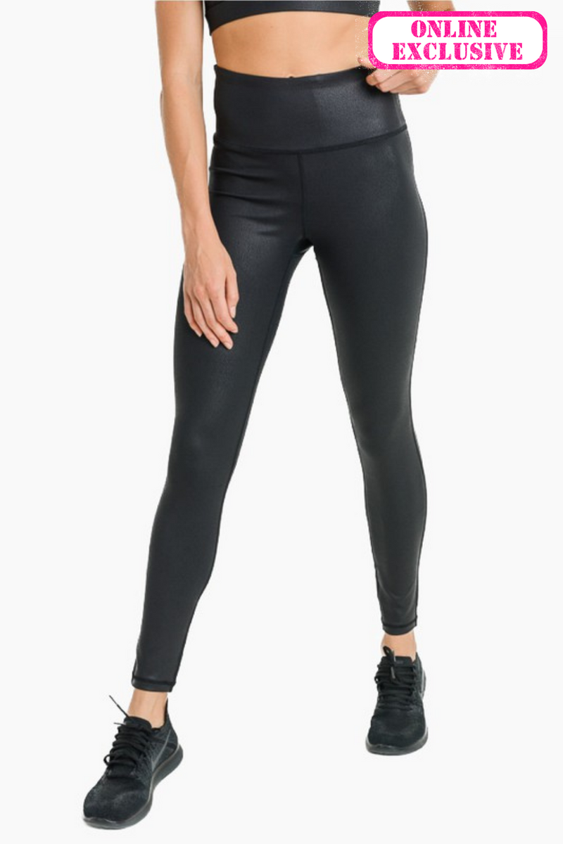 Foil High Waist Leggings | Mono B