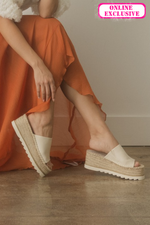 Oasis Society Ivy | Espadrille Platform Slide