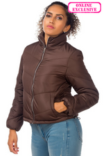 LONG SLEEVES PUFFER JACKET