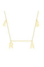 Gold Taylor Swift Necklace Eras Letter Necklace | Bella Lucca Boutique