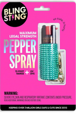 Bling Sting Pepper Spray Gold Rhinestone | Bella Lucca Boutique