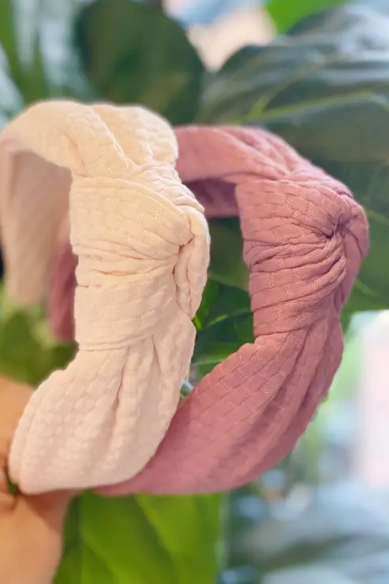 Soft Embossed Headband | Bella Lucca Boutique