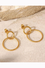 Double Gold Hoops | Bella Lucca Boutique 