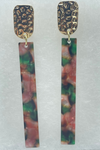 Gold Christmas Floral  Earrings | Bella Lucca Boutique