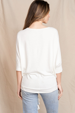 Ivory Charlotte Avery Top | Bella Lucca Boutique