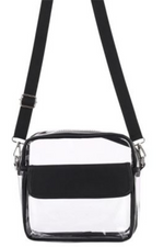 Stadium Approved Clear Crossbody Satchel Purse | Bella Lucca Boutique