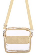 Stadium Approved Clear Crossbody Satchel Purse | Bella Lucca Boutique