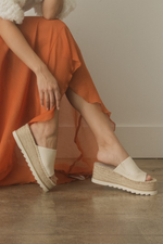 Oasis Society Ivy Espadrille Platform Slide | Bella Lucca Boutique