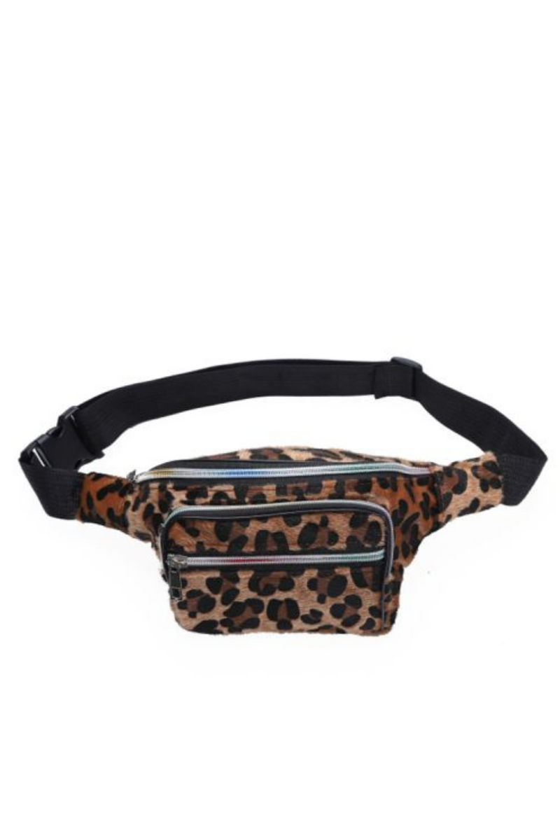 Square Leopard Sling Bag | Bella Lucca Boutique
