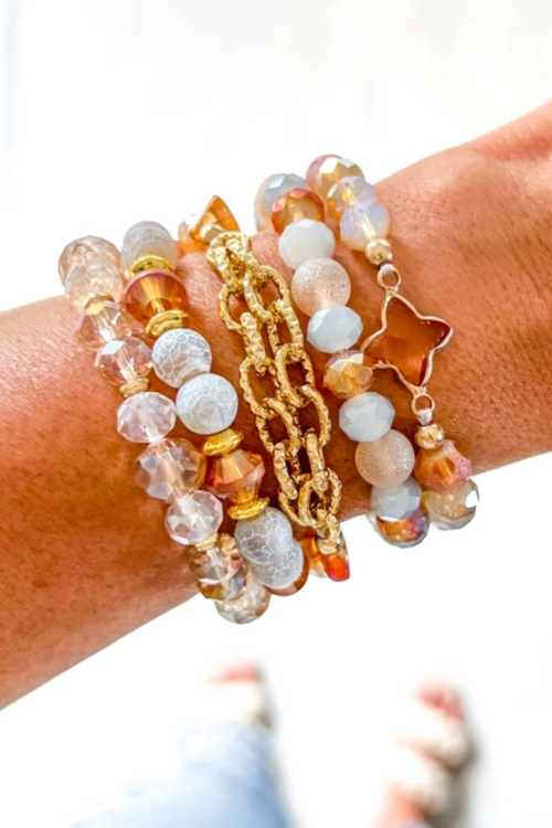 Neutral Bracelet Stack | Bella Lucca Boutique
