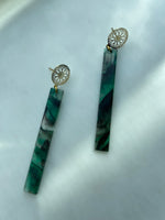 Green Christmas Drop Earrings | Bella Lucca Boutique