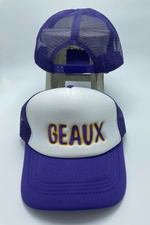 Geaux Trucker Hat | Bella Lucca Exclusive Custom Embroidered Trucker Hat