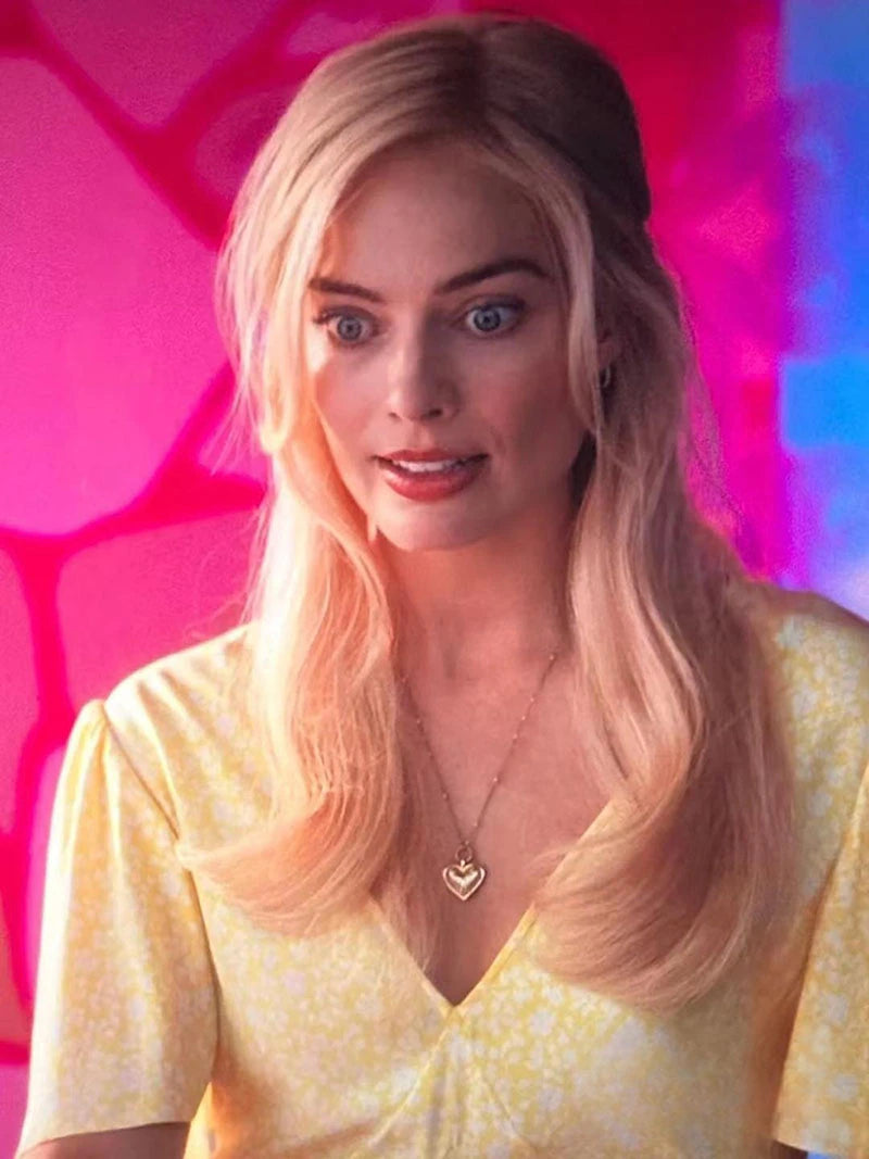 Barbiecore Heart Necklace Barbie's Gold Ridge Heart Charm | Bella Lucca Boutique
