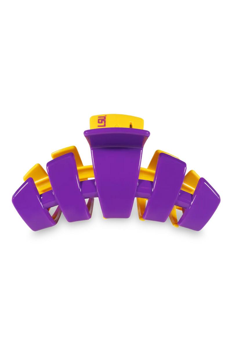 LSU Teleties Hair Clip Large LSU Hair Claw | Bella Lucca Boutique