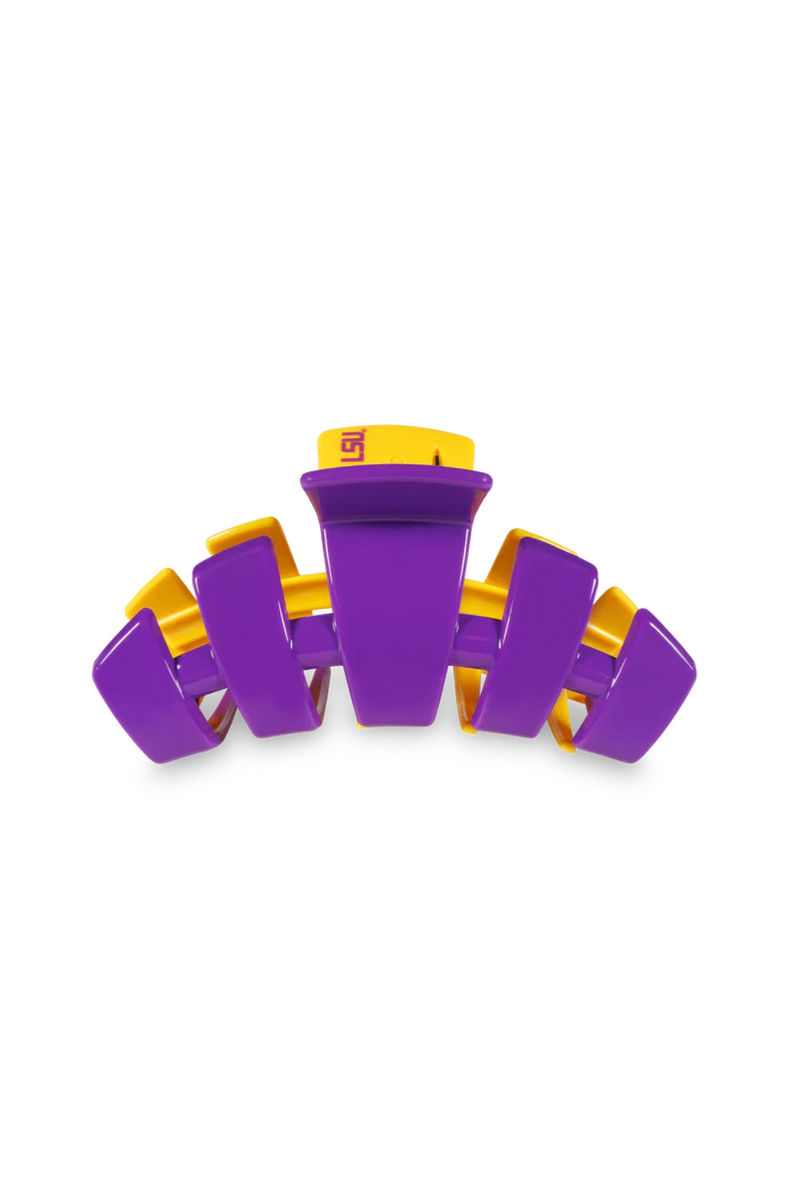 LSU Teleties Hair Clip Medium LSU Hair Claw | Bella Lucca Boutique