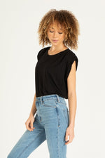 Another Love Black Siri Muscle Tank Top | Bella Lucca Boutique