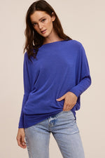 New York Fashion Week Fall Winter Color Trends Hacci Long Sleeve Cocoon Top | Bella Lucca Boutique