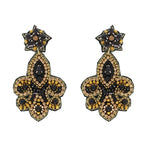 Saints Game Day Earrings | Bella Lucca Boutique