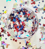 Kismet Face Glitter Party In The USA Red White Blue Stars | Bella Lucca Boutique