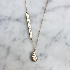 THE WORLD IS YOUR OYSTER | MIMOSA HANDCRAFTED