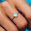 Pura Vida Sea Turtle Ring Silver | Bella Lucca Boutique