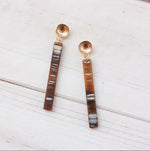 Virtue Jewelry Acrylic Bar Earrings 