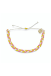 Pura Vida Strawberry Lemonade Multi Braided | Bella Lucca Boutique