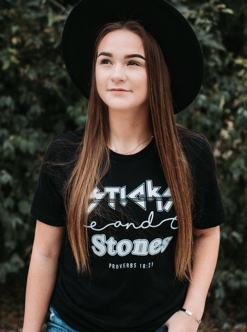 Sticks and Stones Graphic Tee