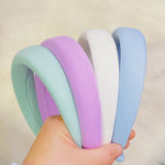 Pastel Soft Puffy Headband | Bella Lucca Boutique