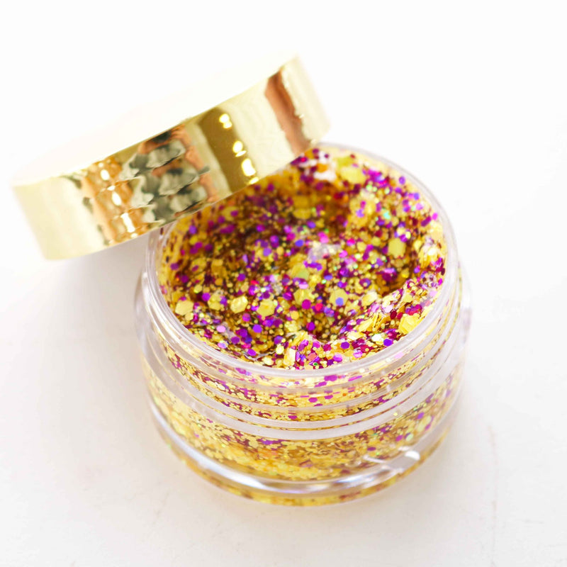 Kismet Geaux Tinsel Face Glitter LSU | Bella Lucca Boutique