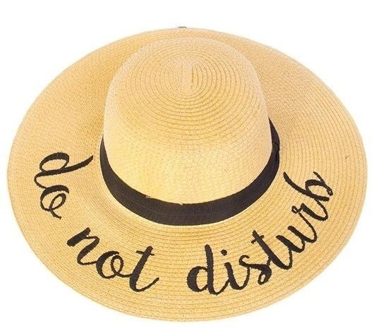 DO NOT DISTURB FLOPPY SUN HAT
