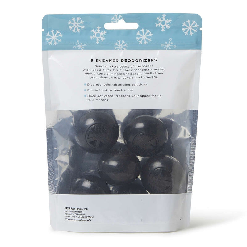 Pack of Six Charcoal Deodorizers | Foot Petals™