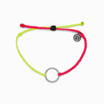 two-tone-full-circle-silver-neon-yellow-neon-pink-pura-vida-bracelet-bella-lucca-boutique