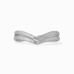 Pura Vida Silver Chevron Toe Ring