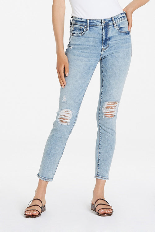 Dear John Gisele Skinny Highrise Jeans Atlantic Coast | Bella Lucca Boutique