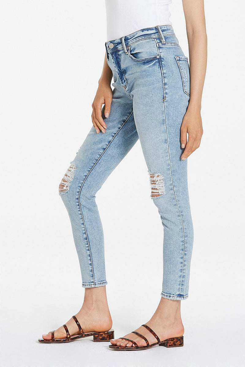 Dear John Gisele Skinny Highrise Jeans Atlantic Coast | Bella Lucca Boutique