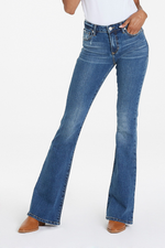 Dear John Denim Rosa Highrise Flare Jeans | Bella Lucca Boutique