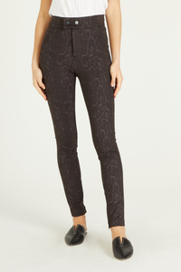 Dear John Nina Super High Rise Leggings Mocha Snake | Bella Lucca 