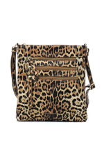 Vegan Leopard Satchel Crossbody | Bella Lucca Boutique