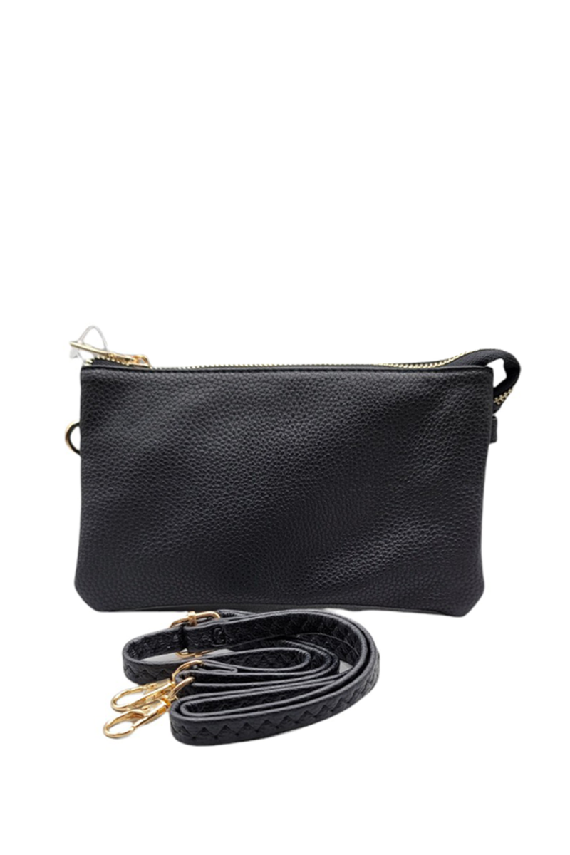Vegan Leather Convertible Crossbody or Clutch | Bella Lucca Boutique